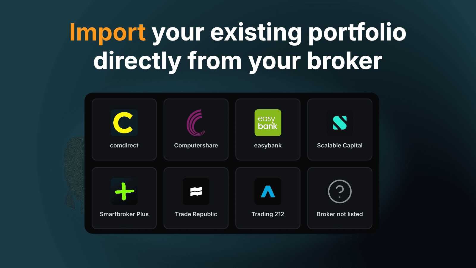 Add Your Existing Portfolio in No Time